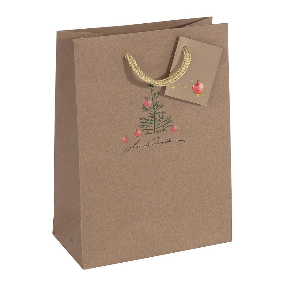 SIGEL Geschenktüten Christmas with apples Motiv 17,0 x 23,0 cm, 5 St.