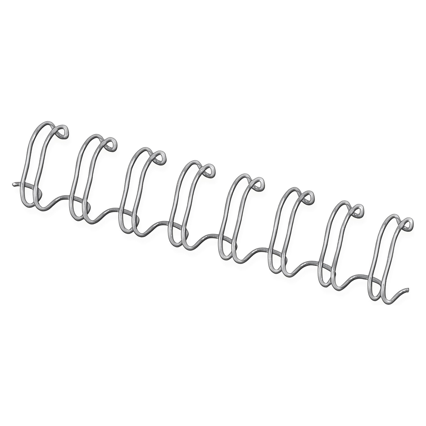 Fellowes Drahtbinderücken silber 6mm 100er Pack