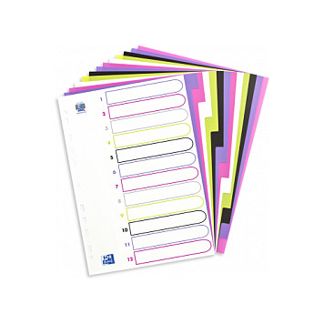 OXFORD Ordnerregister Vollformat blanko DIN A4
