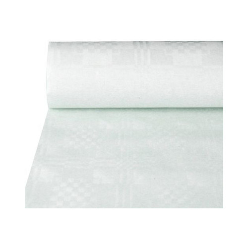PAPSTAR Damast-Tischdecke, (B)1,0 x (L)25 m, weiß