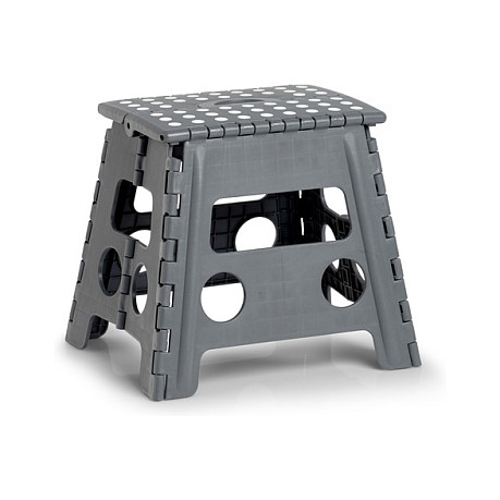 Zeller hopfällbar pall, 32 cm - Antracit