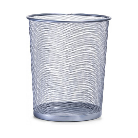 Zeller Papierkorb 17,5 l alu
