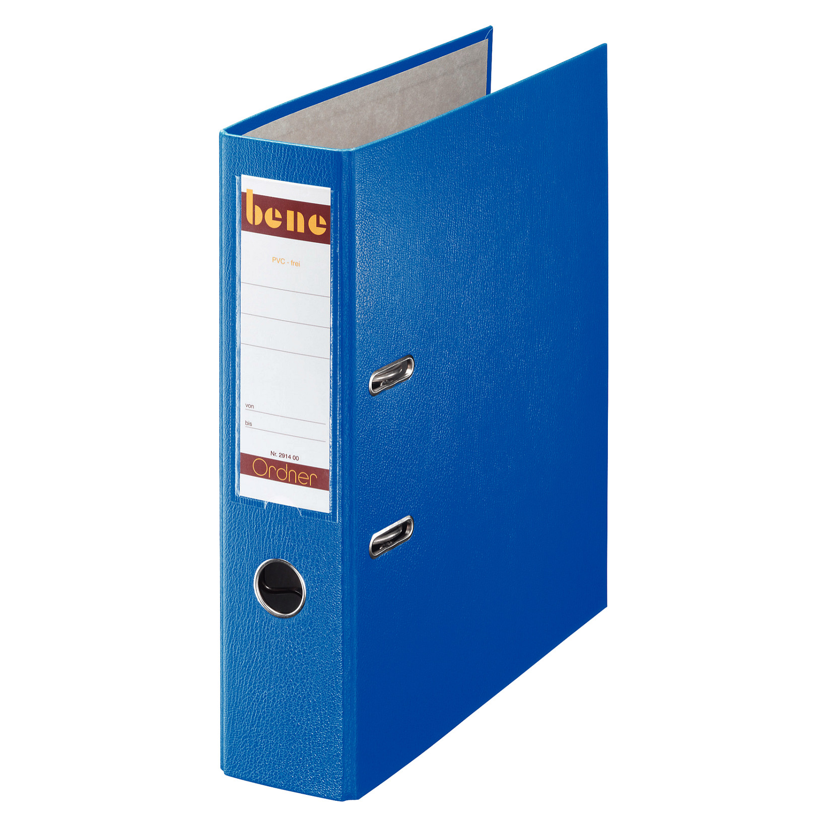 bene Ordner Rückenbreite 8 cm DIN A4 Kunststoff blau