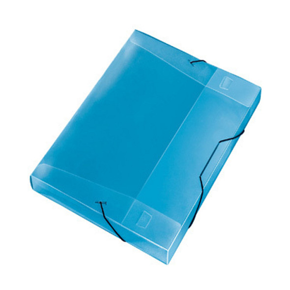 VELOFLEX Heftbox 2.5 cm DIN A4 transparent blau