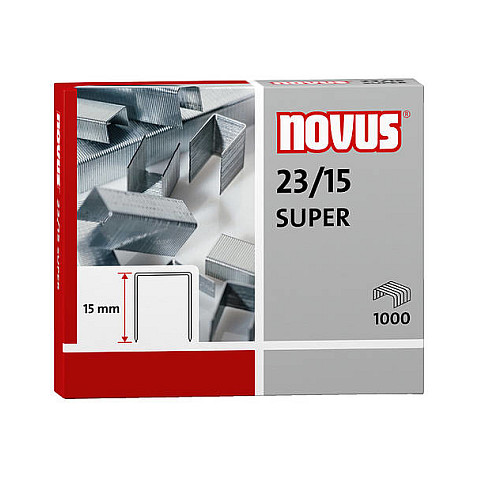 novus Heftklammern SUPER 23/15