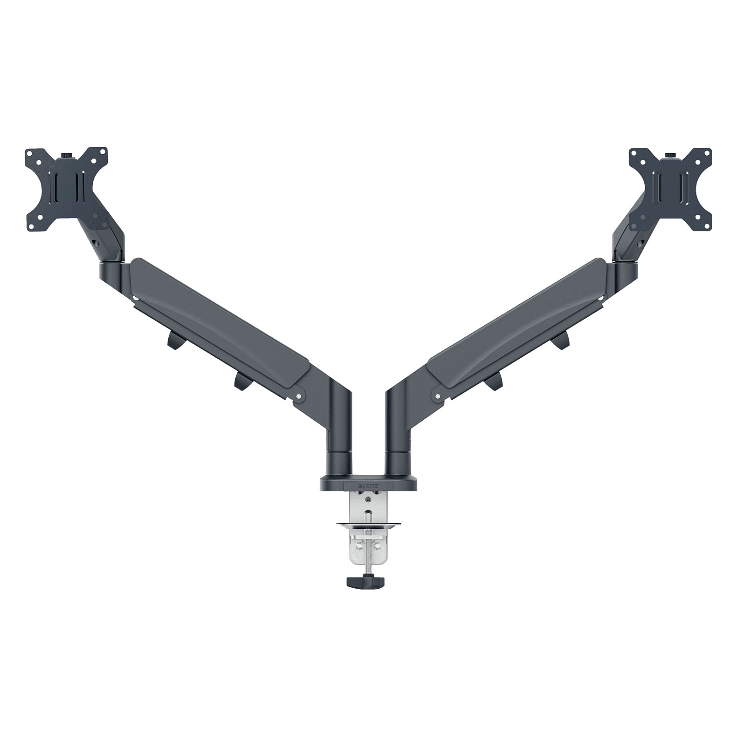 LEITZ Monitor-Halterung Dual dunkelgrau Display Zubehör