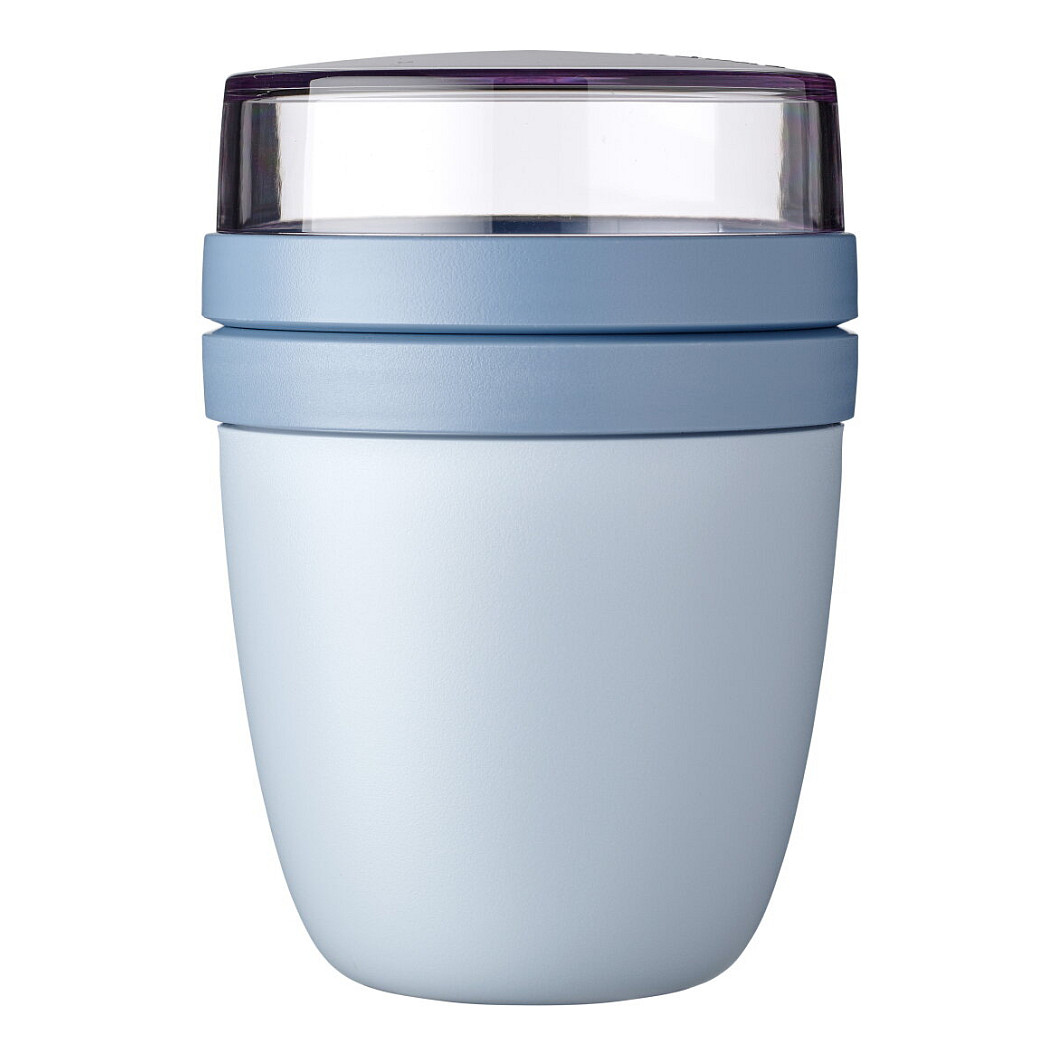 MEPAL Speisebehälter Ellipse nordic blue 0,5 + 0,2 l Haushaltskleingeräte