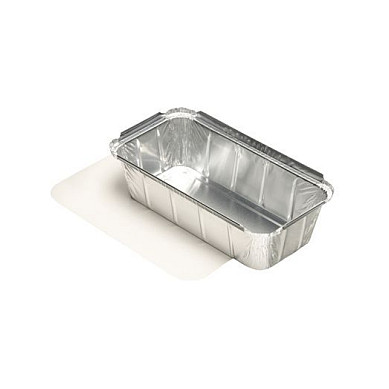 STARPAK Aluschalen mit Deckel 1000 ml silber