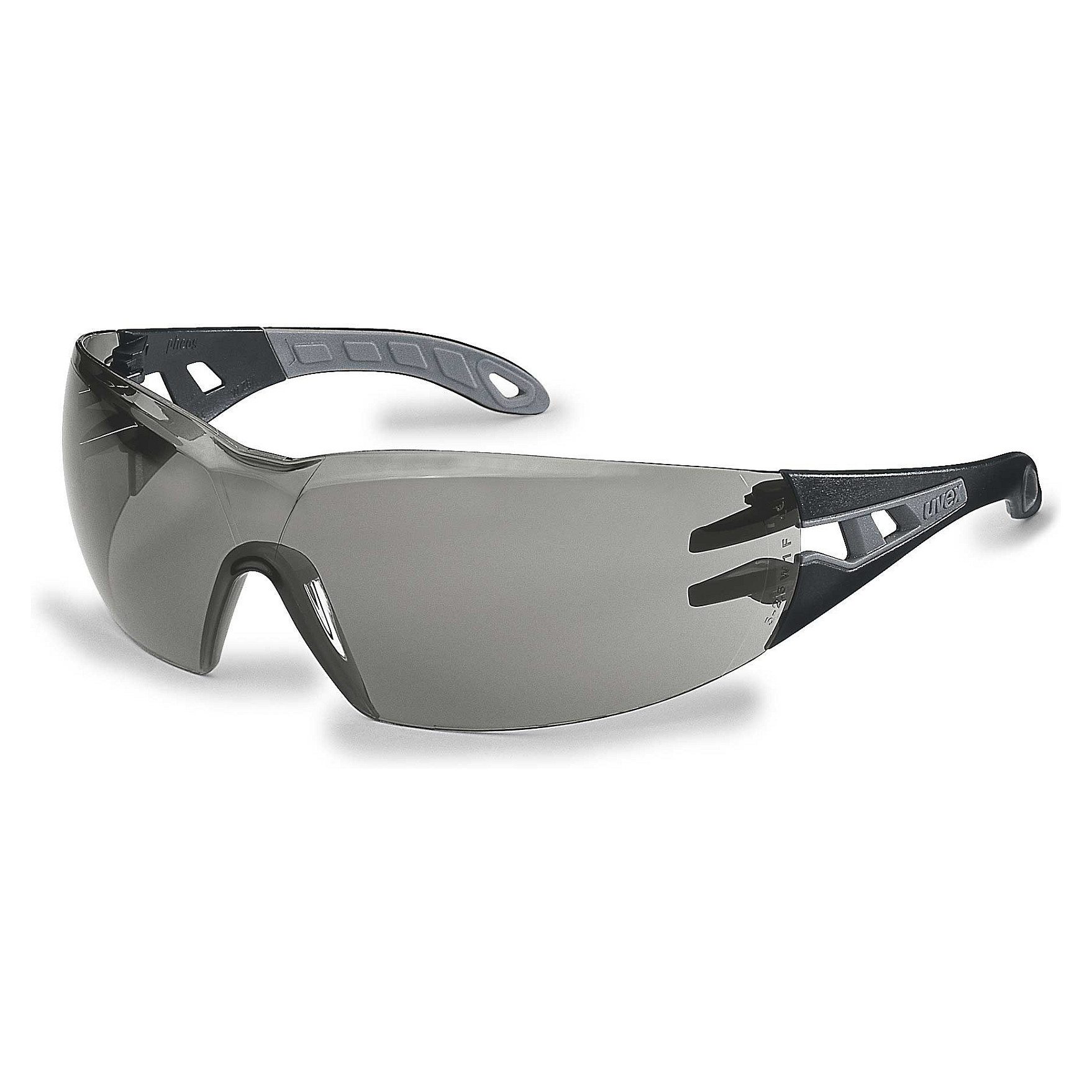 Schutzbrille pheos 9192 schwarz, grau