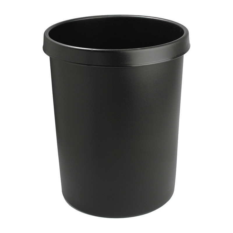 helit Papierkorb 45,0 l schwarz