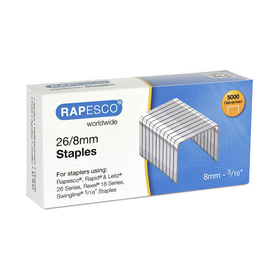 RAPESCO® Heftklammern 26/8, 5.000 St.