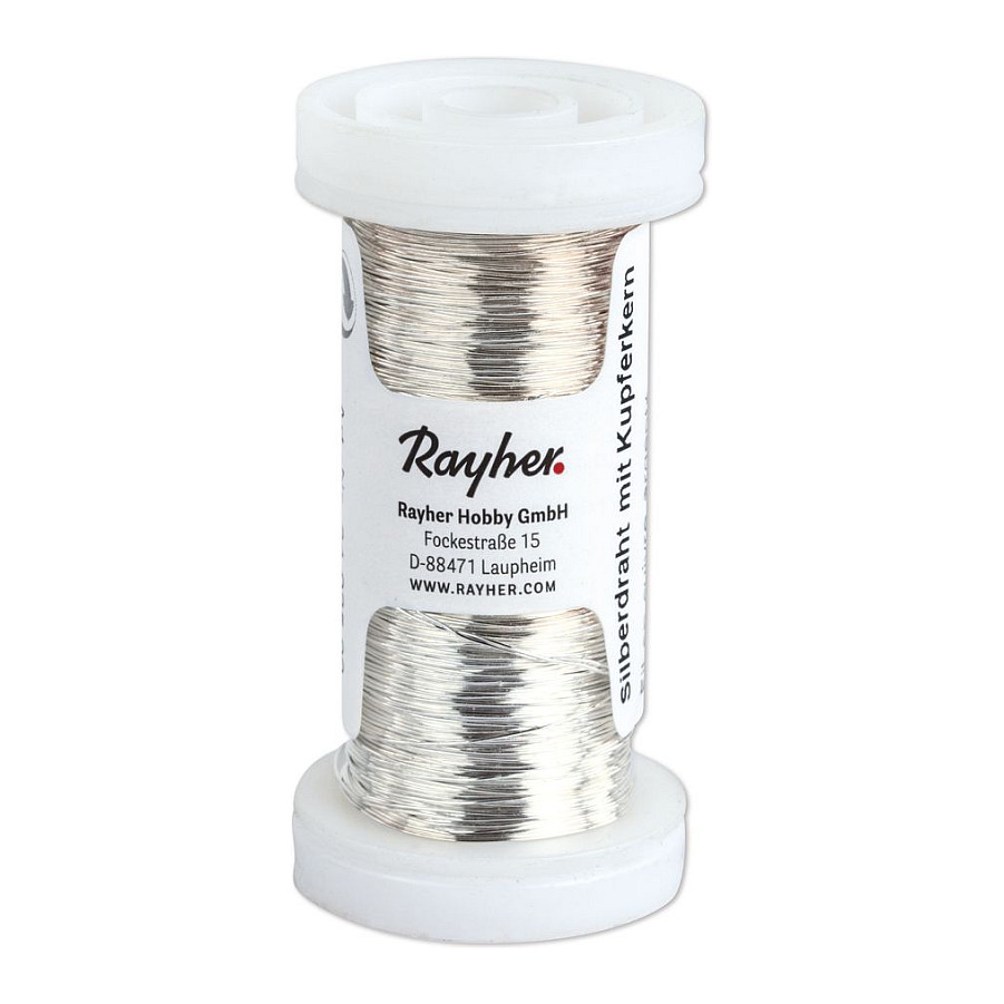 Rayher Basteldraht silber 0.3 mm x 100 m