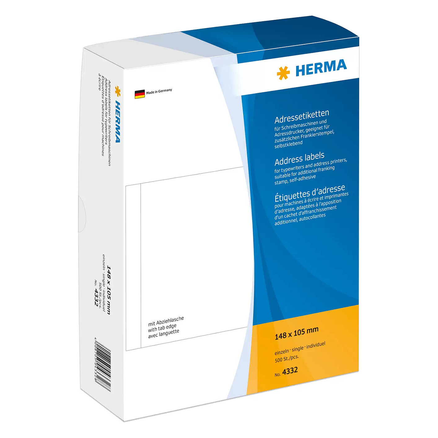 HERMA Adressetiketten 148,0 x 105,0 mm Papier