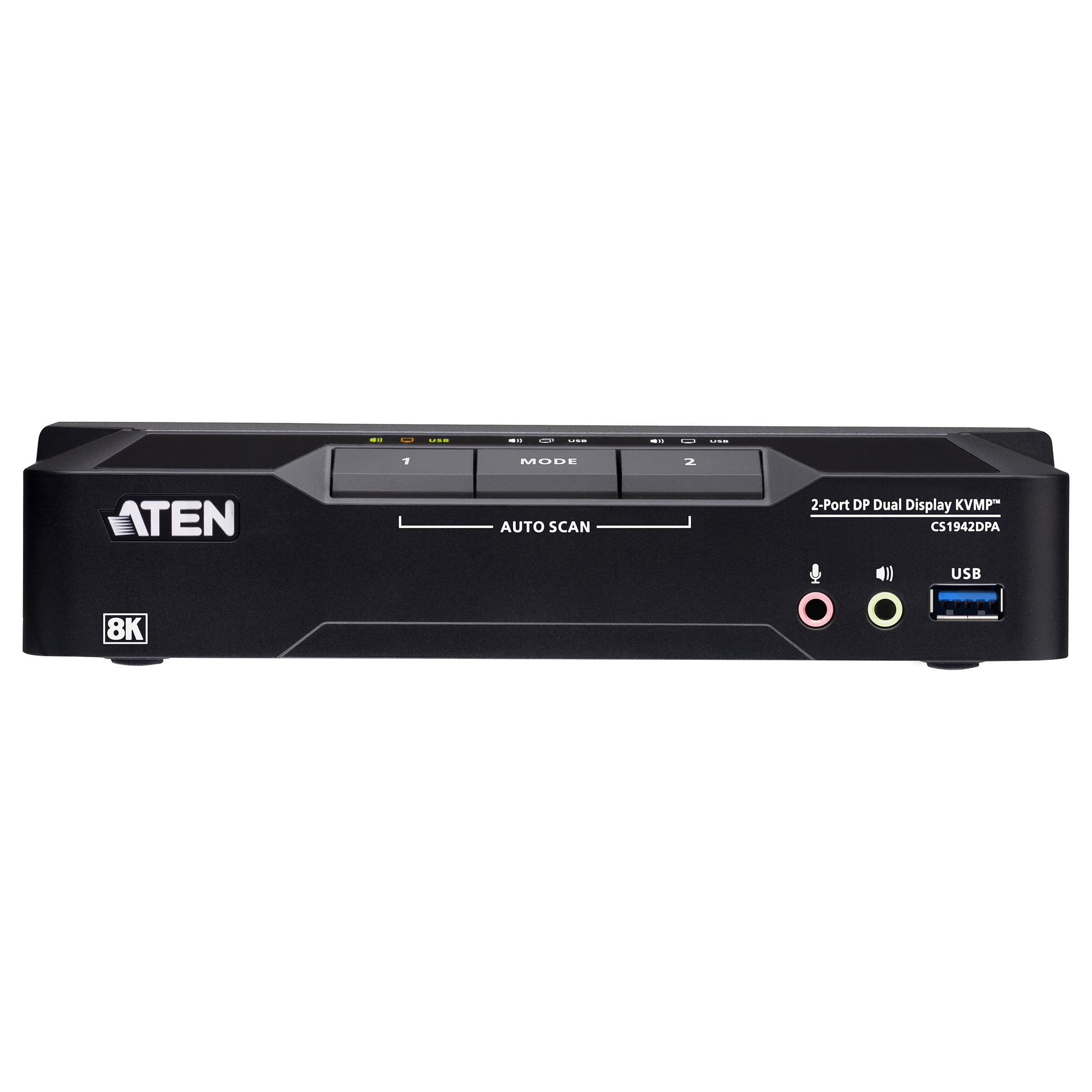 ATEN CS1942DPA 2-Port USB 3.0 8K DP KVM
