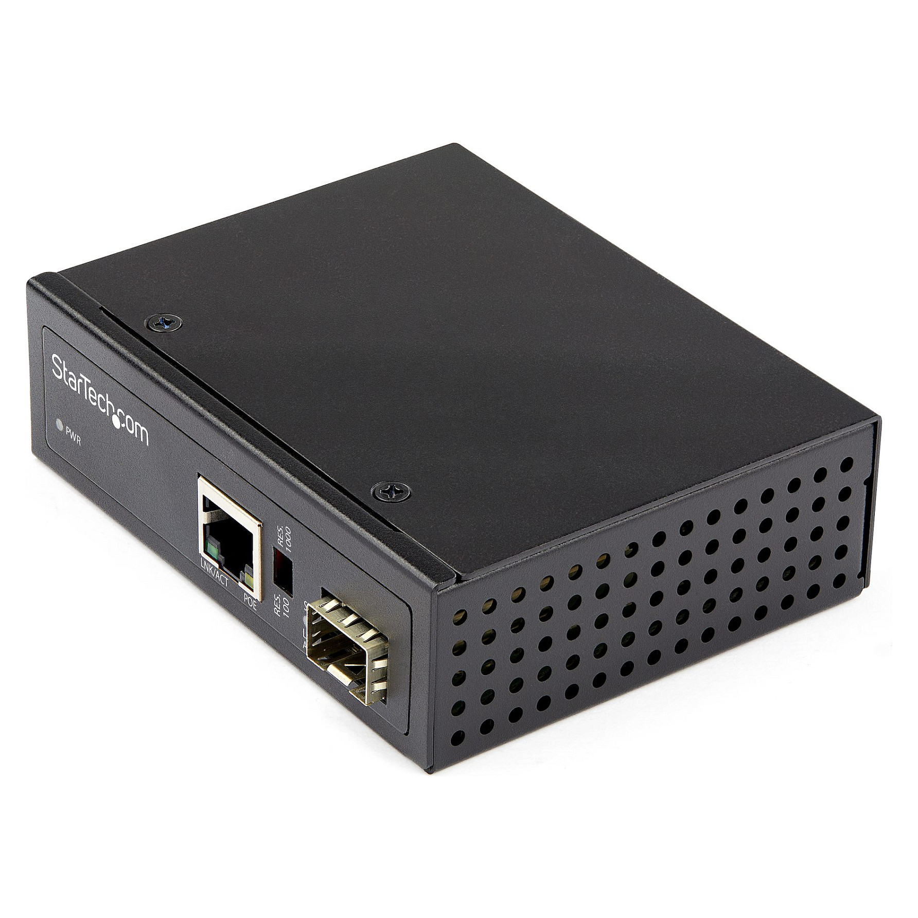 PoE + Industrial Media Converter 60W - Medienkonverter LWL Kupfer - Singlemode-/Multimode Glasfaser auf Kupfer Gigabit Ethernet