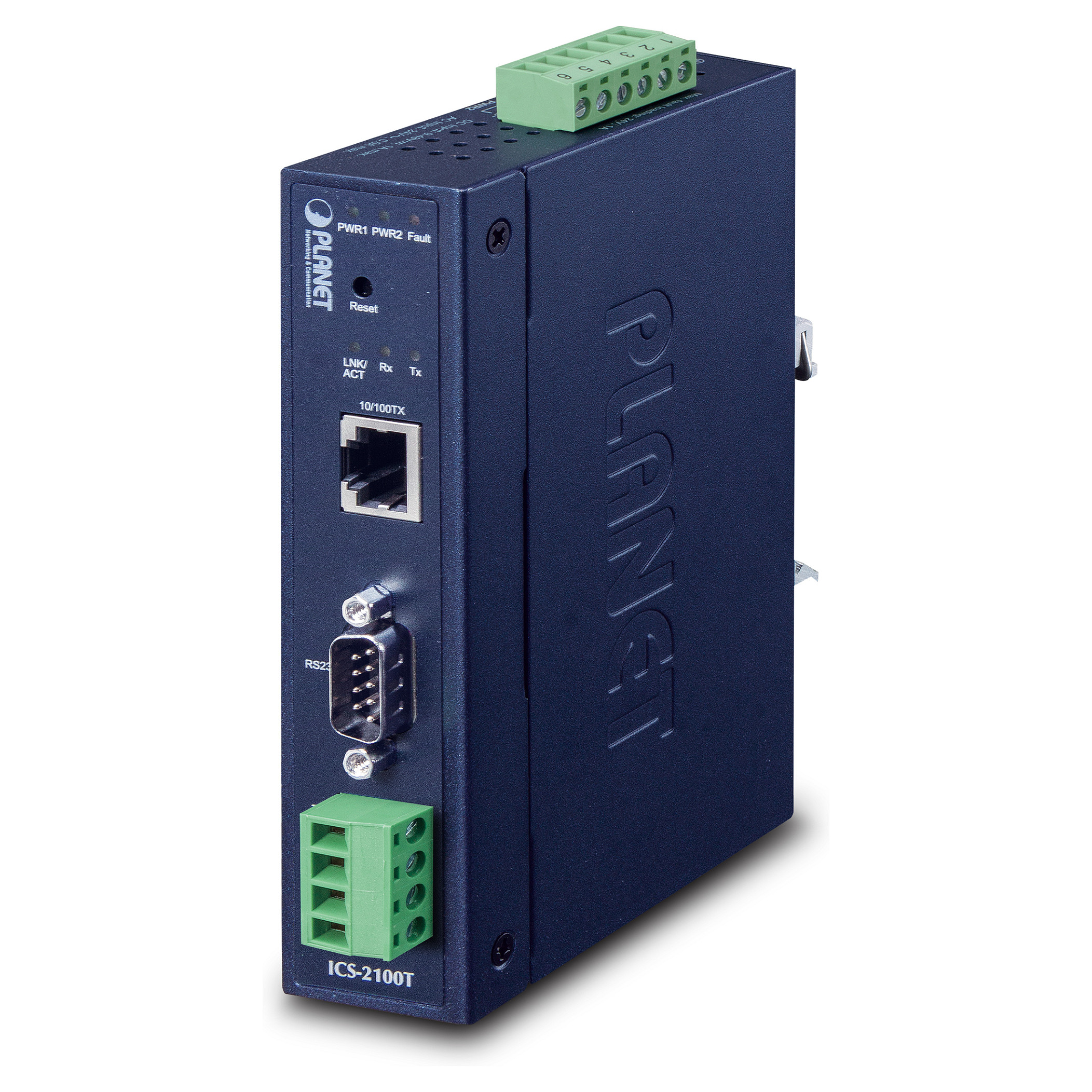 ICS-2100T Industrieller 1-Port Metall-Switch mit LED-Anzeigen