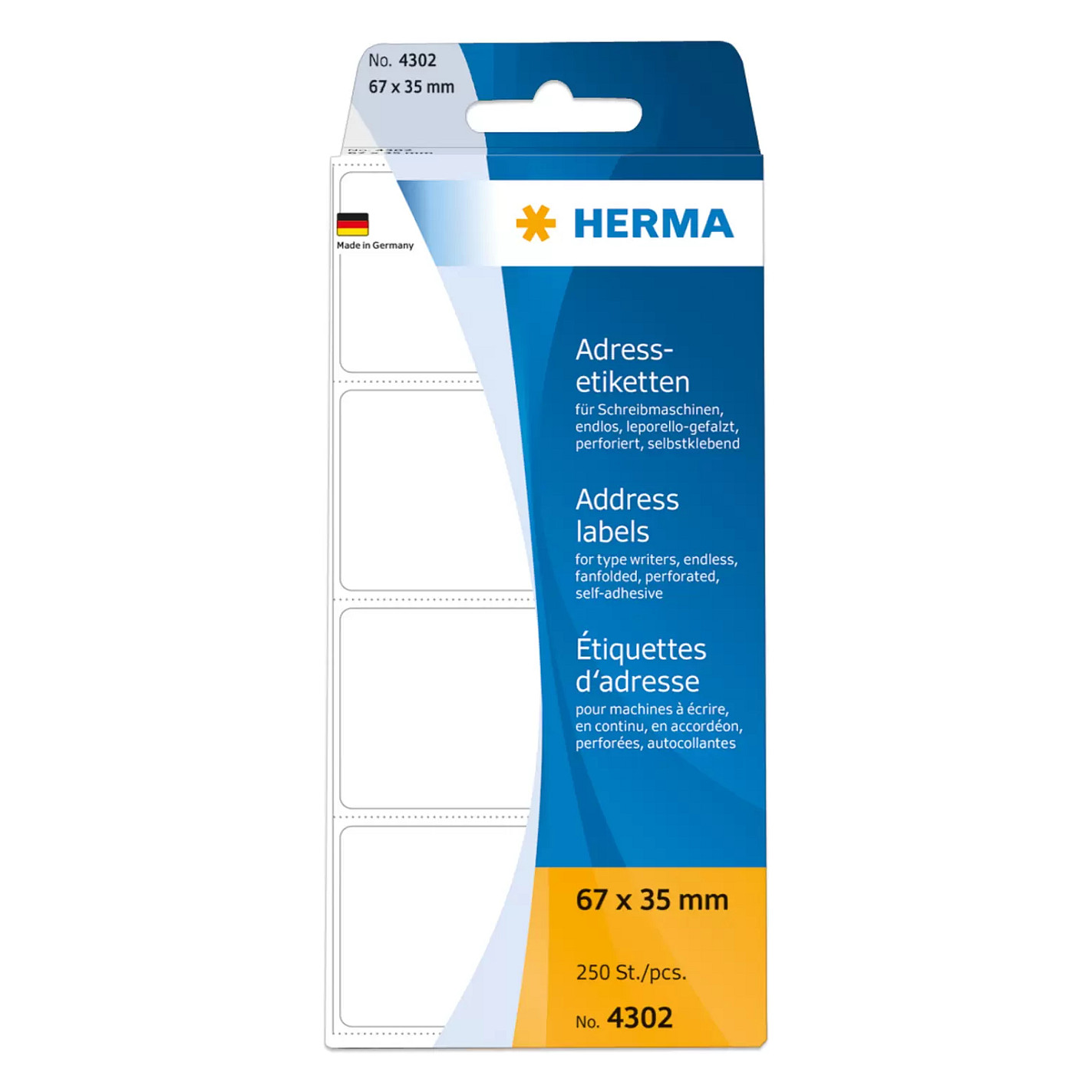HERMA Adressetiketten 67,0 x 35,0 mm Papier