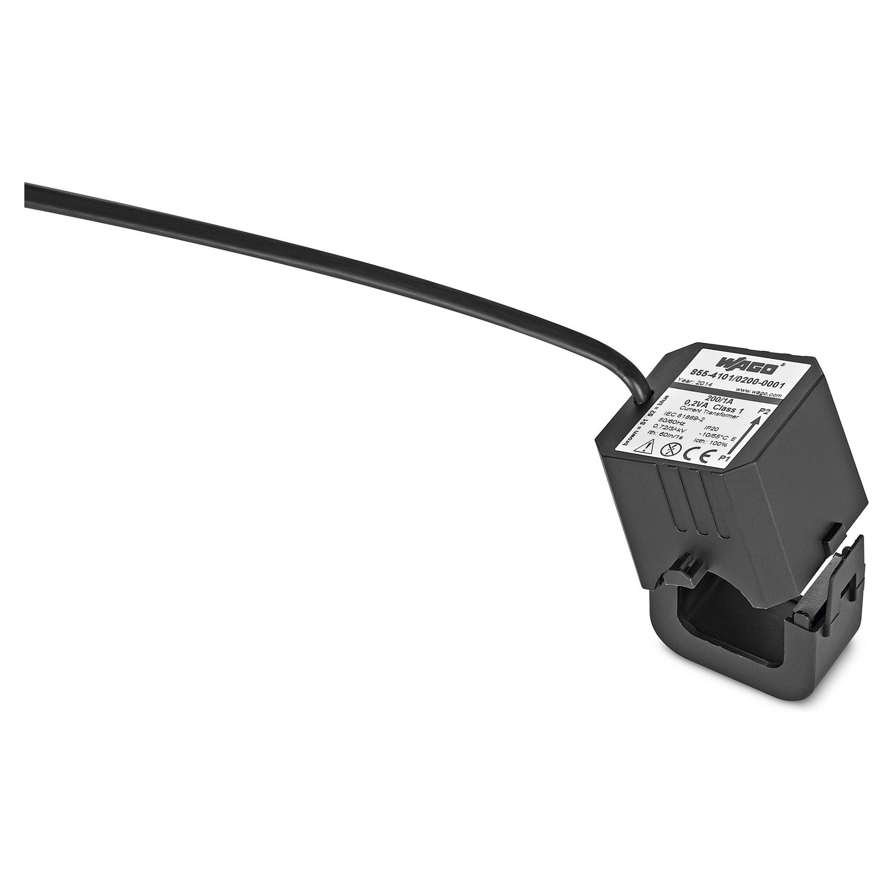 WAGO 855-4101/400-001 Kabelumbau-Stromwandler 400A/1A 0,2 Elektroinstallation
