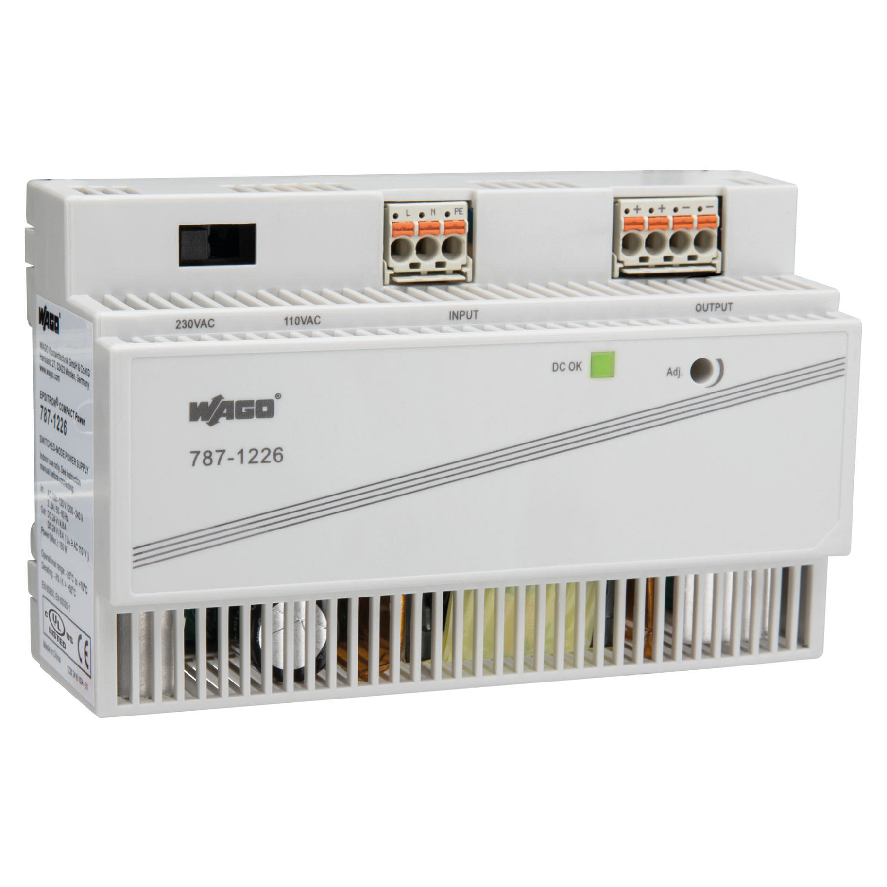 WAGO 787-1226 Primär getaktete Stromversorgung EPSITRON® COMPACT Power 1-ph DC24 Elektroinstallation
