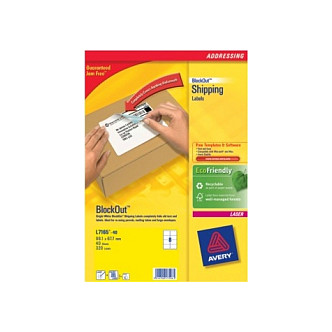 AVERY Zweckform Versandetiketten L7165-40 weiß 99,1 x 67,7 mm Papier