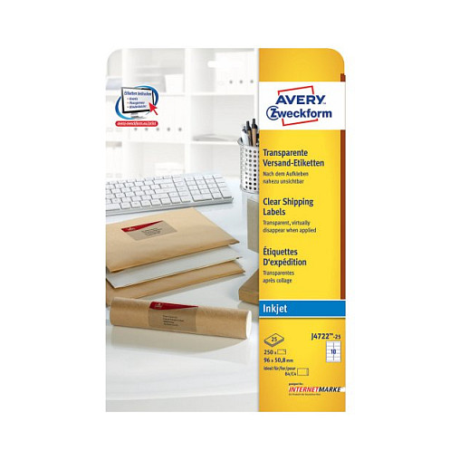 AVERY Zweckform Folien-Versandetiketten 96,0 x 50,8 mm Papier