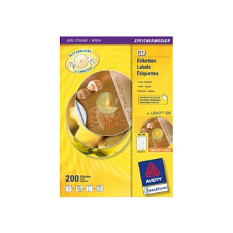 AVERY Zweckform CD-Etiketten ClassicSize Papier