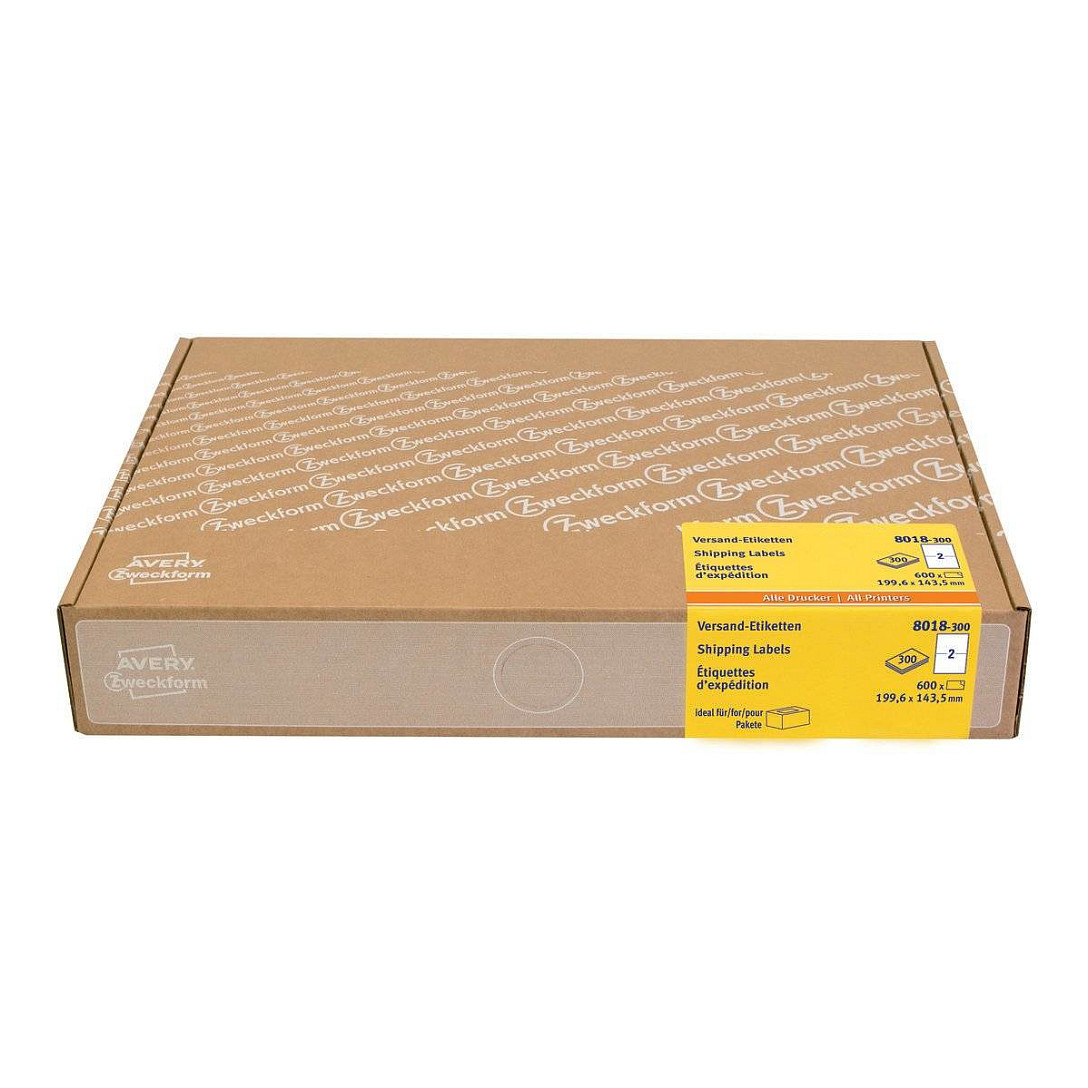 AVERY Zweckform Versandetiketten 8018-300 weiß 199,6 x 143,5 mm Papier