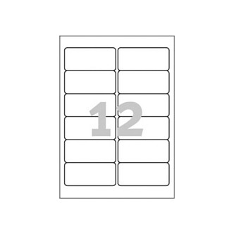 AVERY Zweckform Adressetiketten J8177-25 weiß 99,1 x 42,3 mm