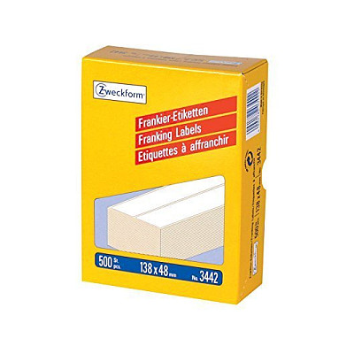 AVERY Zweckform Frankieretiketten 138,0 x 48,0 mm Papier