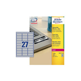 AVERY Zweckform Typenschildetiketten 63,5 x 29,6 mm