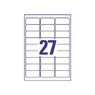 AVERY Zweckform Folien-Adressetiketten 63,5 x 29,6 mm