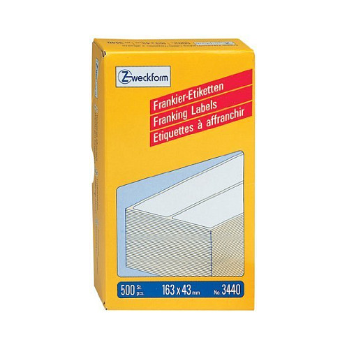 AVERY Zweckform Frankieretiketten 163,0 x 43,0 mm Papier