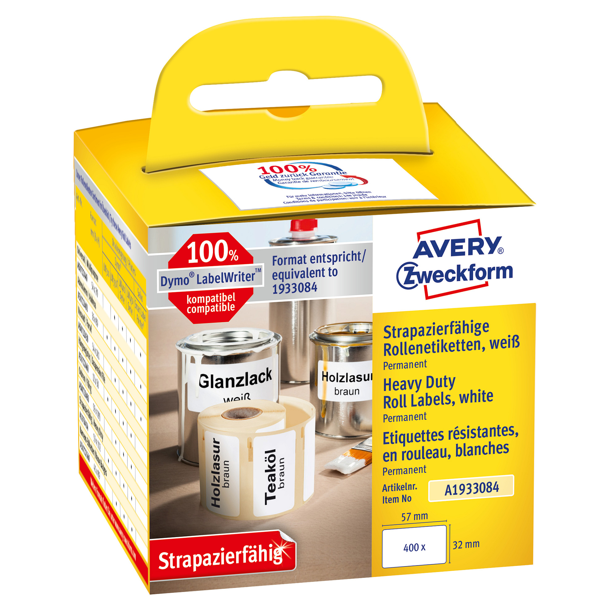 AVERY Hochleistungs-Vielzweck-Etiketten Papier