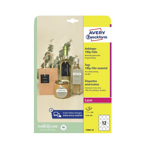 AVERY Zweckform Hängeetiketten 60,0 x 60,0 mm