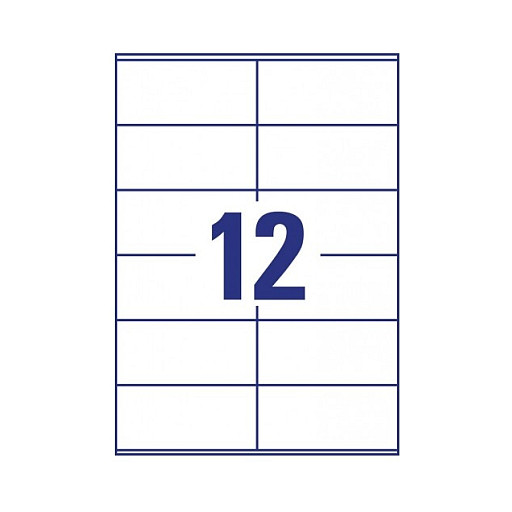 AVERY Zweckform Etiketten LR3424-10 weiß 105,0 x 48,0 mm