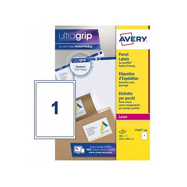 AVERY Zweckform Versandetiketten L7167-100 weiß 199,6 x 289,1 mm