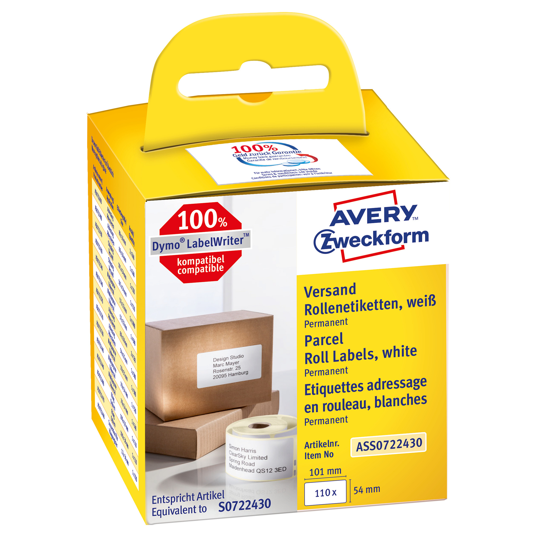 AVERY Versand-/Adress-Etiketten Papier