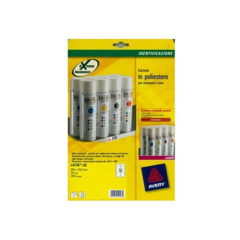 AVERY Zweckform wetterfeste Folienetiketten 99,1 x 42,3 mm Papier