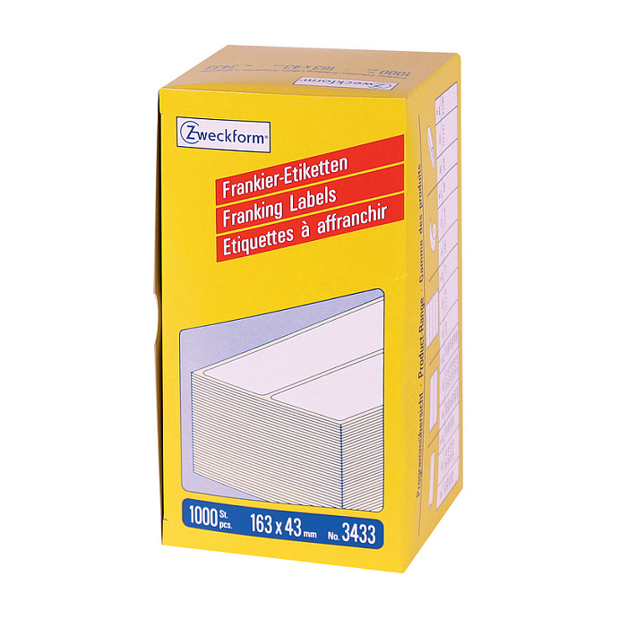 AVERY Zweckform Frankieretiketten 163,0 x 43,0 mm Papier