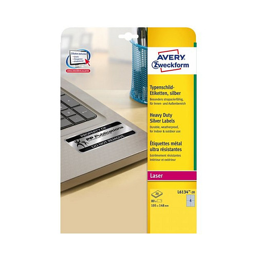AVERY Zweckform Typenschildetiketten 105,0 x 148,0 mm