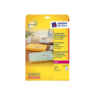AVERY Zweckform Folien-Adressetiketten 45,7 x 25,4 mm Papier
