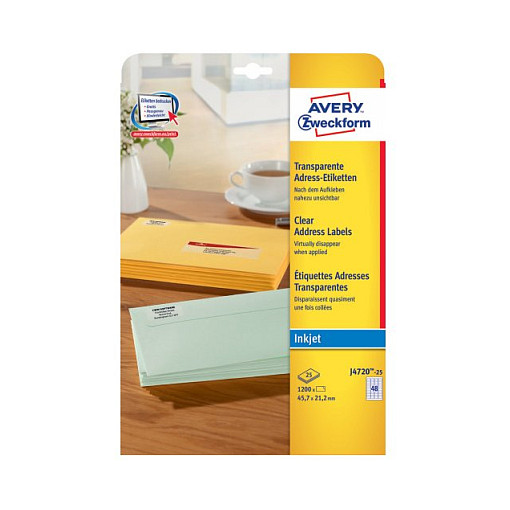 AVERY Zweckform Folien-Adressetiketten 45,7 x 21,2 mm Papier