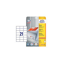 AVERY Zweckform Etiketten 6174 weiß 70,0 x 42,3 mm Papier