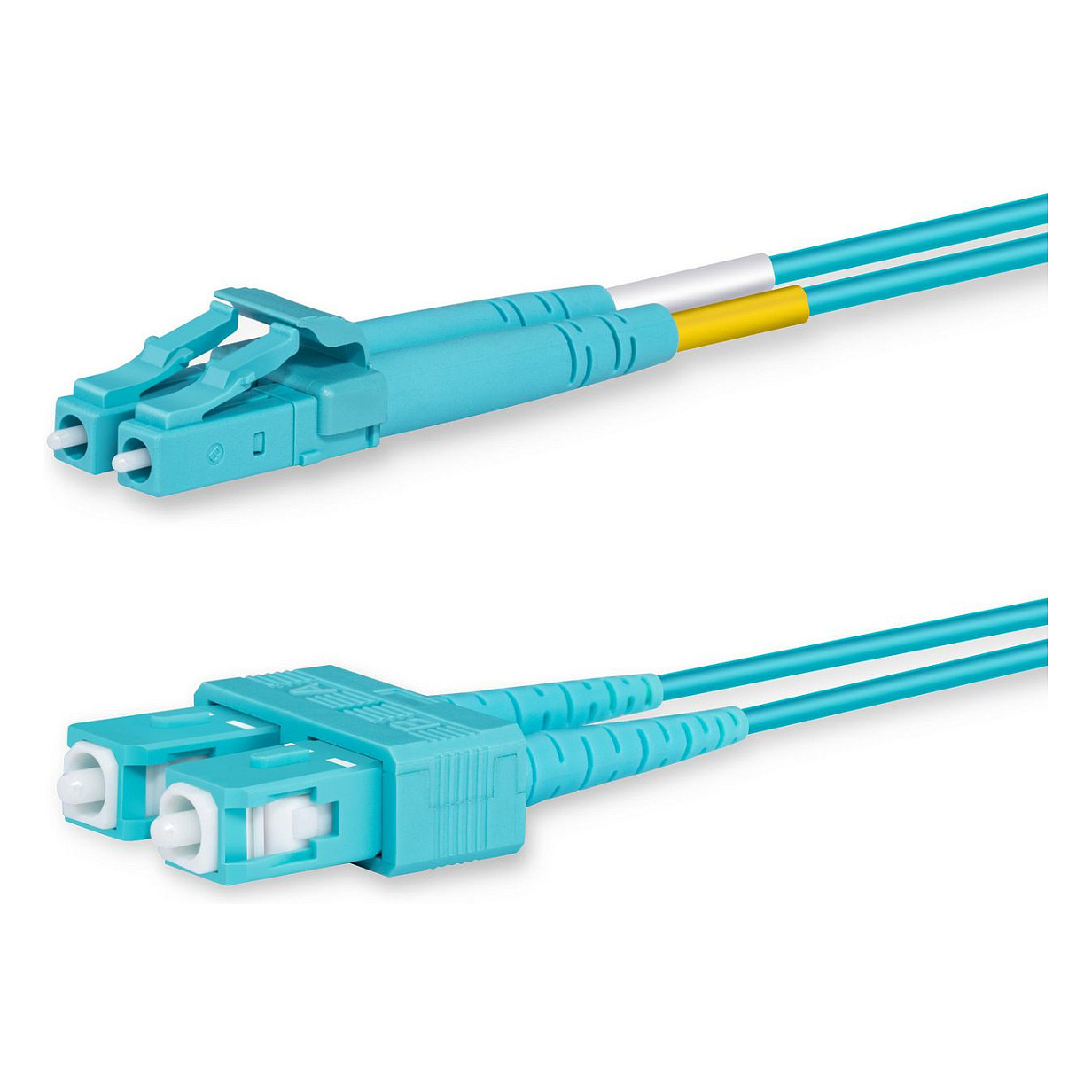 LC-SC Multi Mode Fibre Cable Dublex OM3 50/125 LSZH 2M