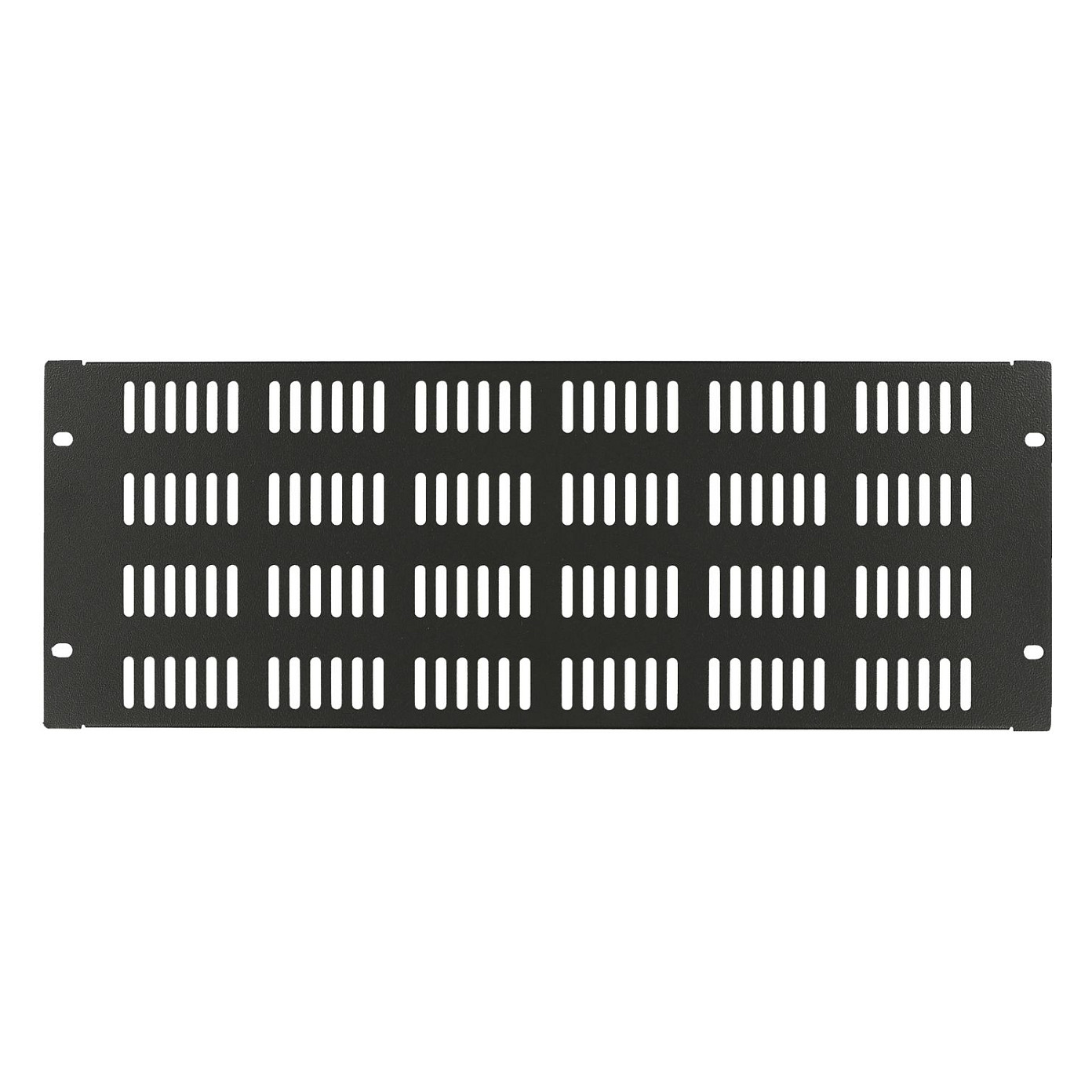 4U 19inchSCREW TYPE VENTED BLANK PANEL BLACK