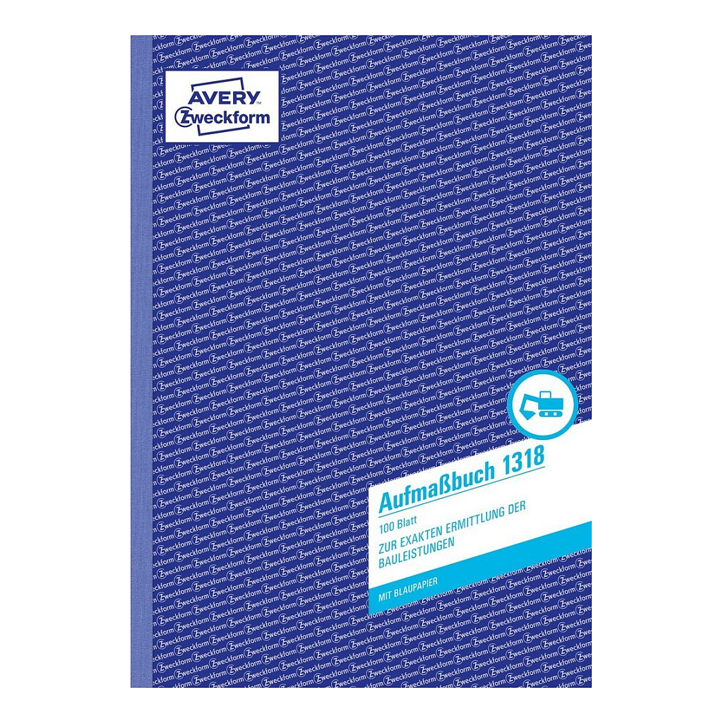 AVERY Zweckform Aufmaßbuch Formularbuch 1318, 1 St.