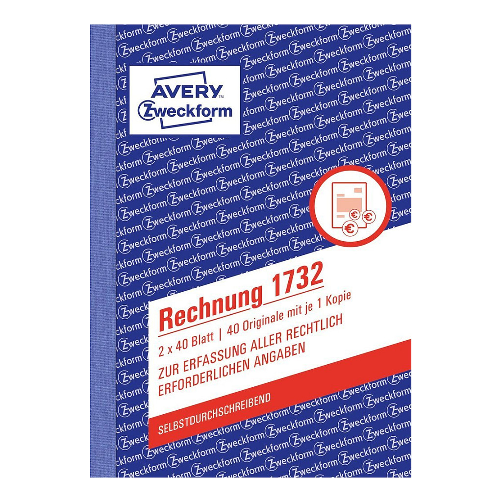 AVERY Zweckform Rechnung Formularbuch 1732, 1 St.
