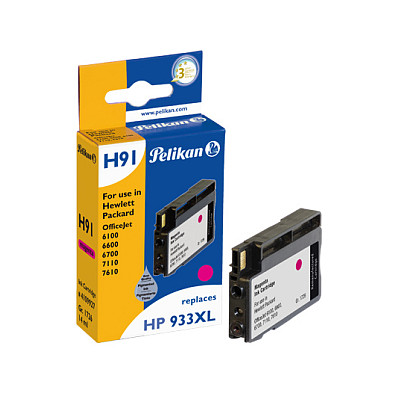 Pelikan Tinte HP H91 HP933XL HP933XL magenta remanufactured Tinte Kompatibel