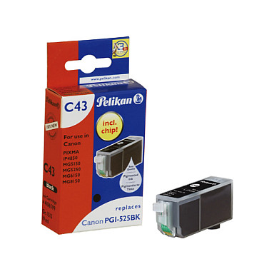 Pelikan Tinte Canon C43 PGI525 bk schwarz kompatibel Tinte Kompatibel
