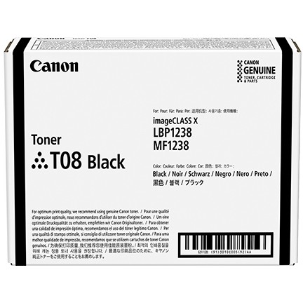 Canon TONER T08 BLACK toner cartridge